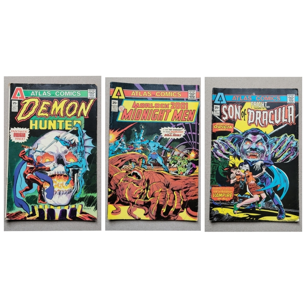 ATLAS COMICS 1975 Comic Books Bundle